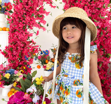 La Vita Belle Baby Girl Gingham Romper