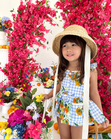 La Vita Belle Baby Girl Gingham Romper