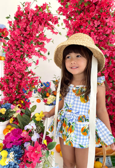 La Vita Belle Baby Girl Gingham Romper