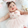 Mirabelle Flower Baby Girl Romper