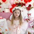 Berry Bliss Pink Baby Girl Gingham Romper