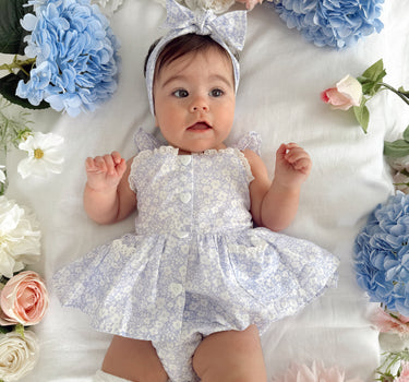 Valee Floral Baby Girl Romper