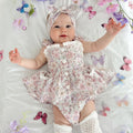 Violet Floral Baby Girl Floral Romper