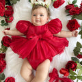 Dolly Ruby Red Baby Girl Romper