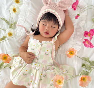 Juni Daisy Baby Girl Floral Romper