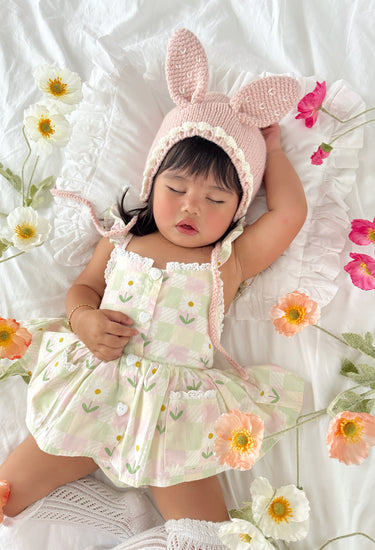 Juni Daisy Baby Girl Floral Romper