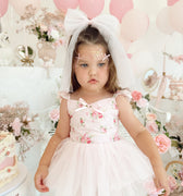 Mirabelle Flower Baby Girl Romper