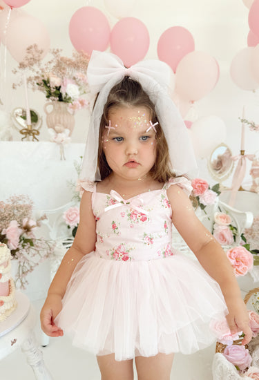 Mirabelle Flower Baby Girl Romper