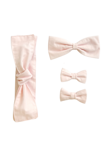 Lilly Petal Pink Baby Girl Tulle Hair Accessories