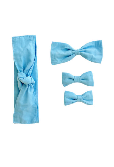 Bluebell Flower Baby Girl Tulle Hair Accessories