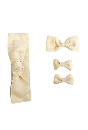 Cream Clementine Baby Girl Hair Accessories