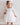 Girls Giselle White Lace Back Flower Girl Dress