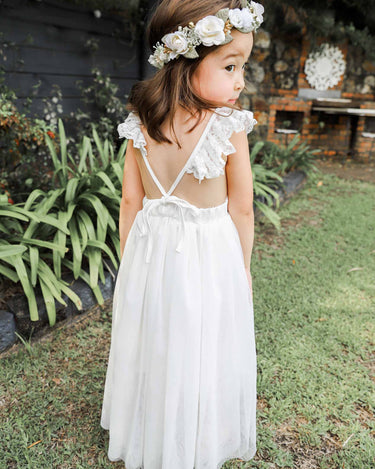 Grace High Low White Flower Girl Dress -Special Occasion Dresses Arabella & Rose Grace High Low White Flower Girl Dress -Special Occasion Dresses Arabella & Rose