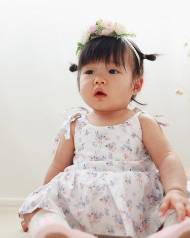 Magdalena Romper Esme Flower Head Band