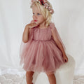 English Rose Dusty Rose Dress