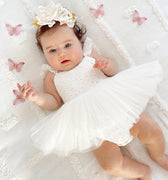 White Trixie Belle Romper