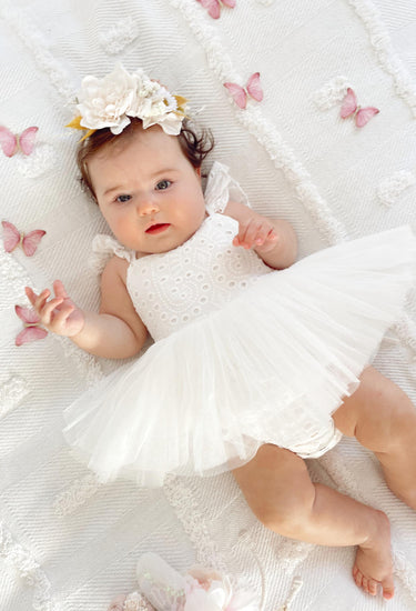 White Trixie Belle Romper