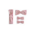 Dusty Rose Broderie Anglaise Accessories
