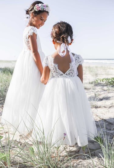 Girls White Dresses Arabella & Rose Girls White Dresses Arabella & Rose